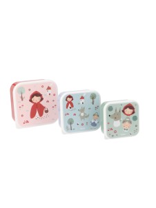 3 Cajas Almuerzo Little Red...