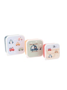 3 Cajas Almuerzo City Cars...